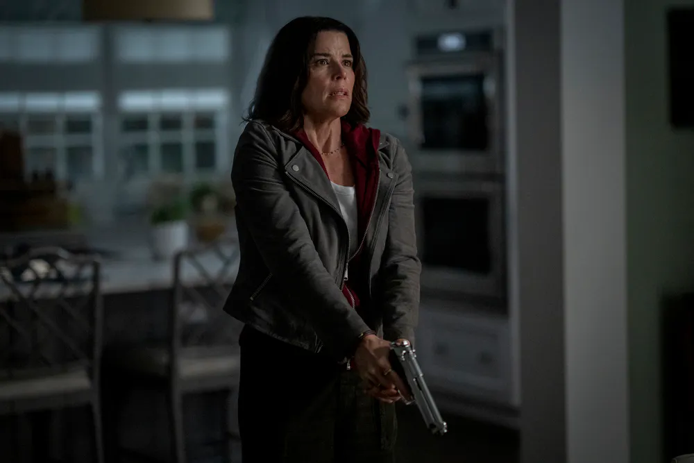 Sidney (Neve Campbell) is back in SCREAM 7! // © 2025 PARAMOUNT PICTURES. ALL RIGHTS RESERVED.