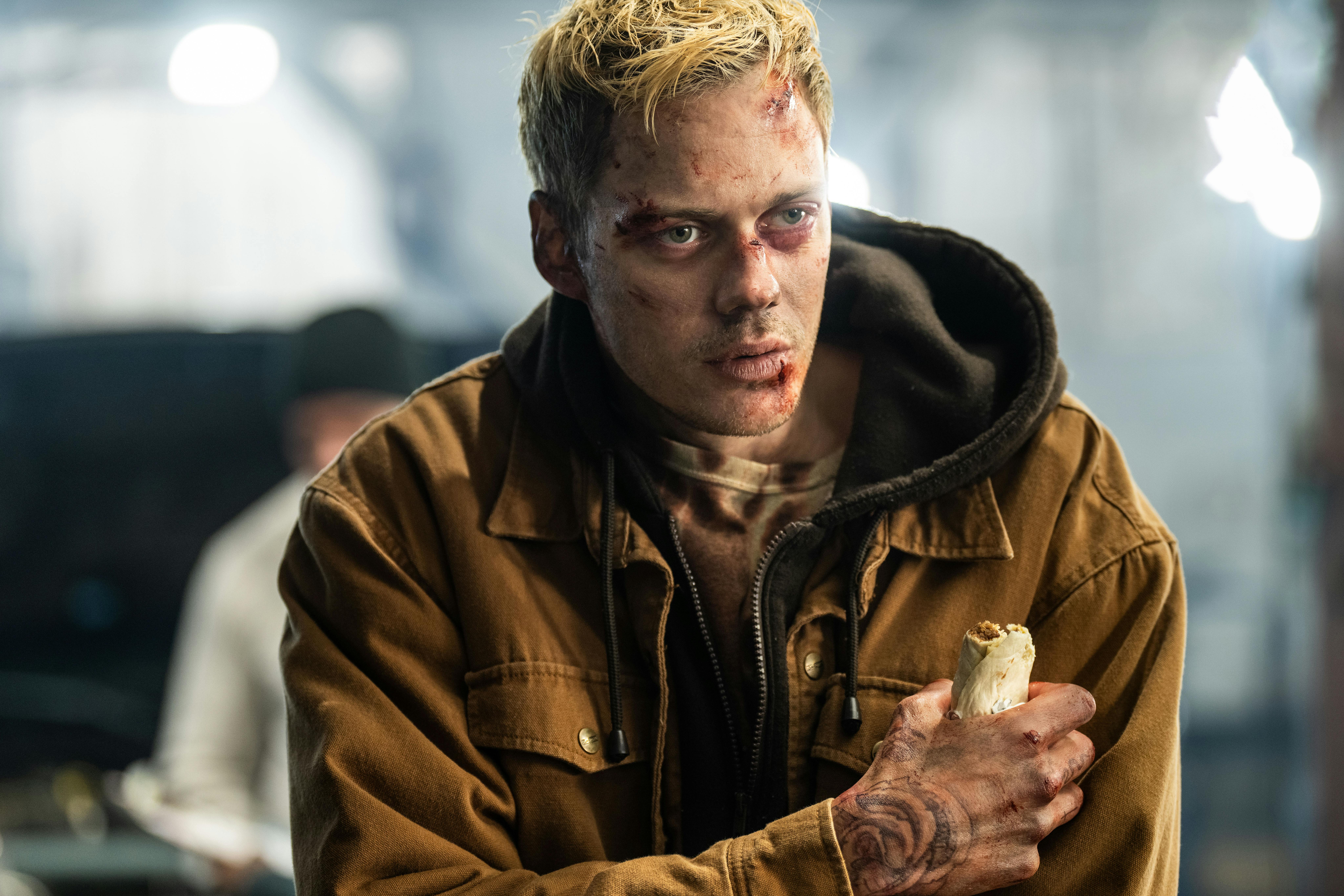 Bisher nur LOCKED im Leben: Bill Skarsgård als Eddie // © The Avenue / Leonine Distribution