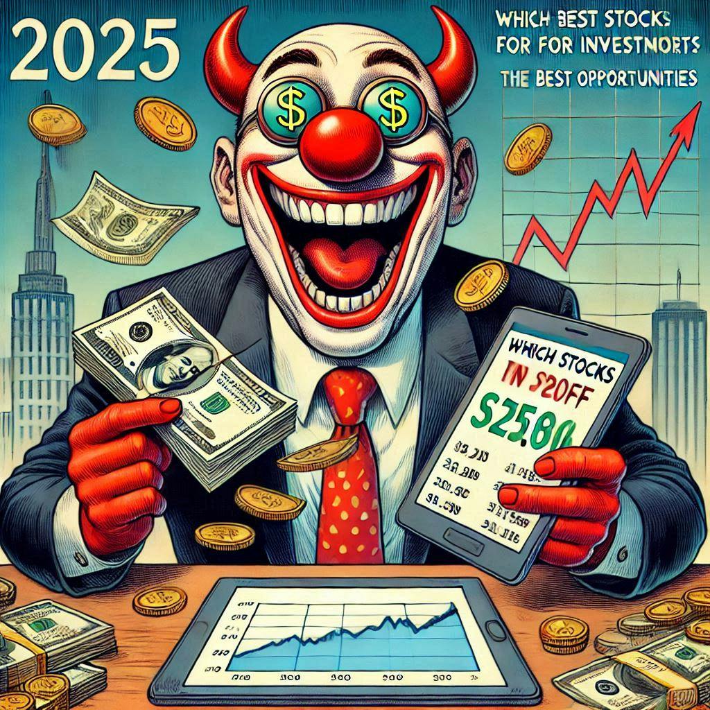 A pic of greedy investor who like to put money into big stocks 2025