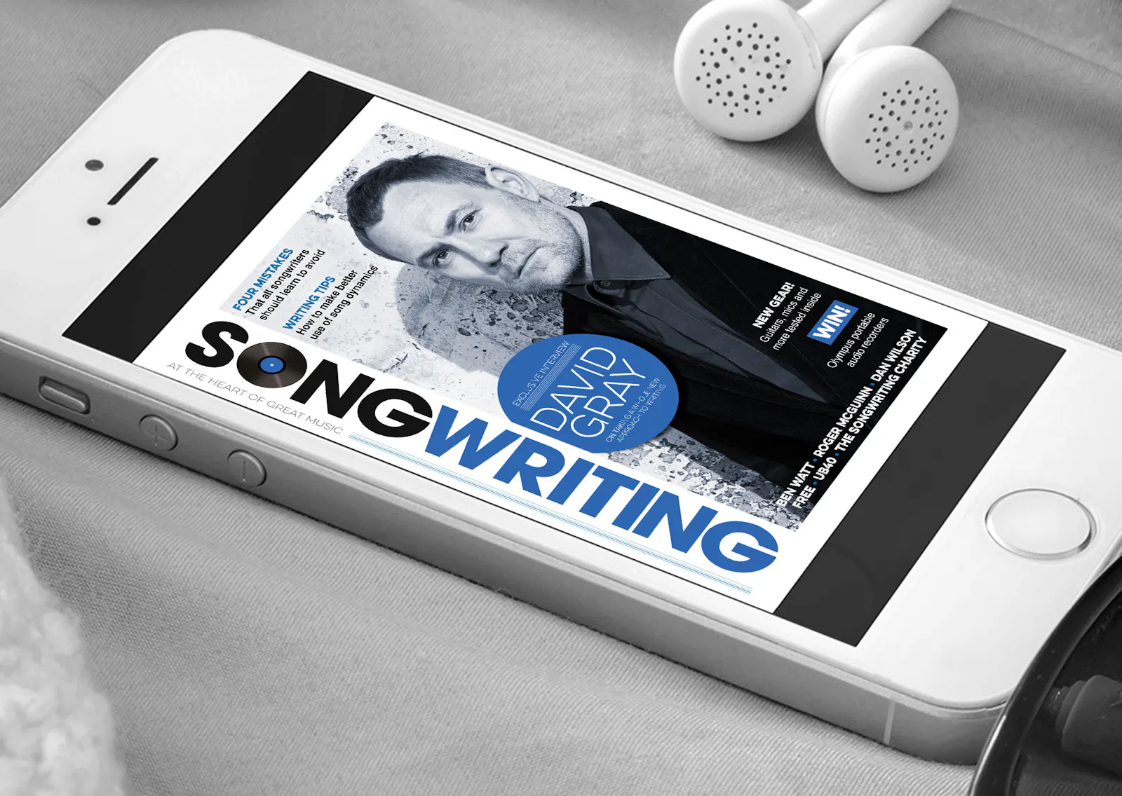 David Gray, Roger McGuinn, Dan Wilson, Ben Watt, UB40's Robin Campbell, Free's Andy Fraser, plus more interviews, tips, gear, news and reviews...
