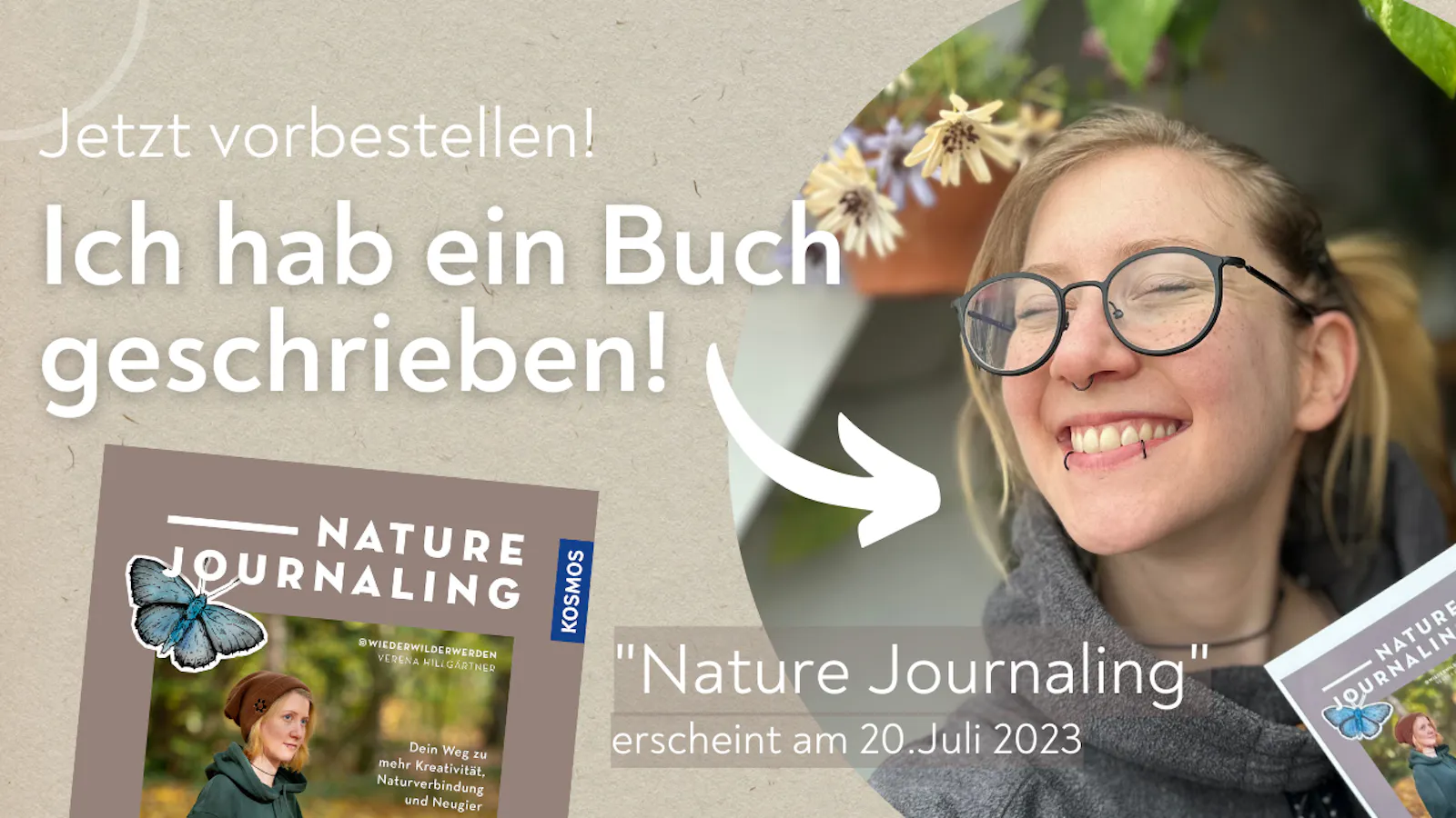 Verena hat ein Buch übers Nature Journaling geschrieben.