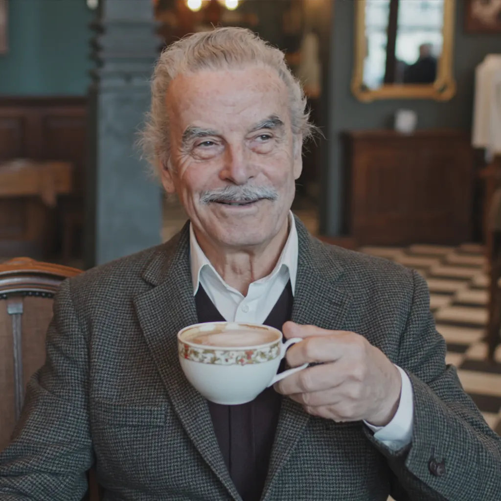 Josef Fritzl soll wieder ins Kaffeehaus gehen können - so seine Verteidigerin Astrid Wagner (Fotomontage).