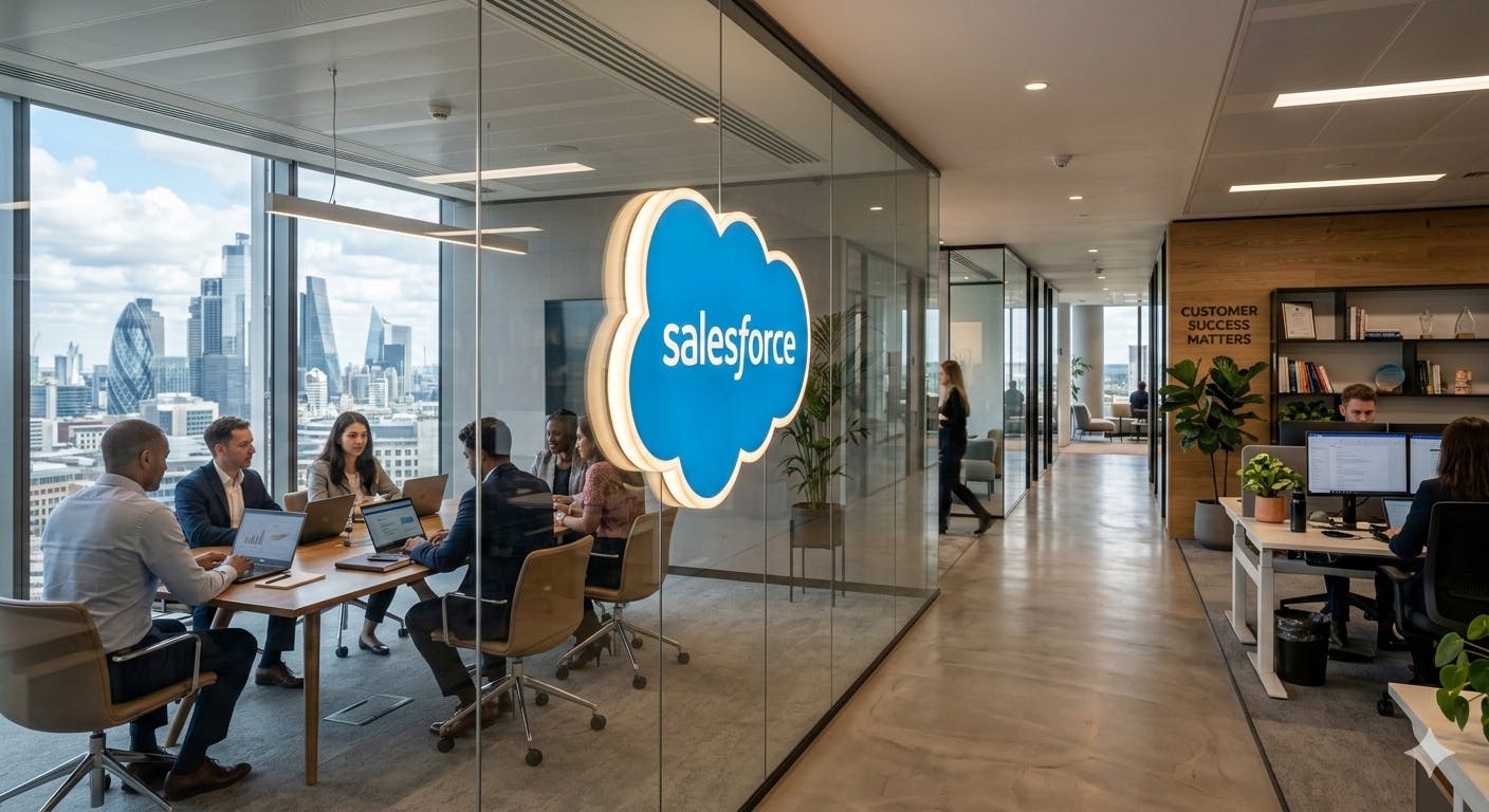 ffice setting with Salesforce