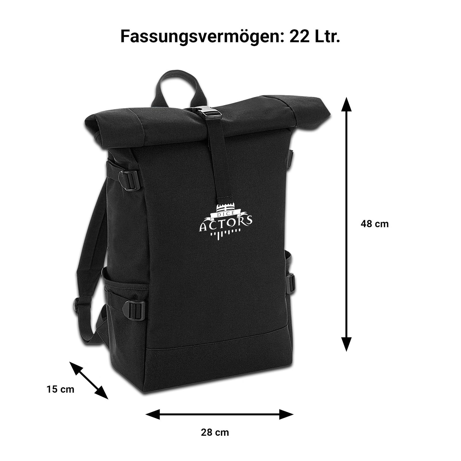 Fassungsvermögen Rucksack: 22 Ltr.

15 cm tief
28 cm breit
48 cm hoch