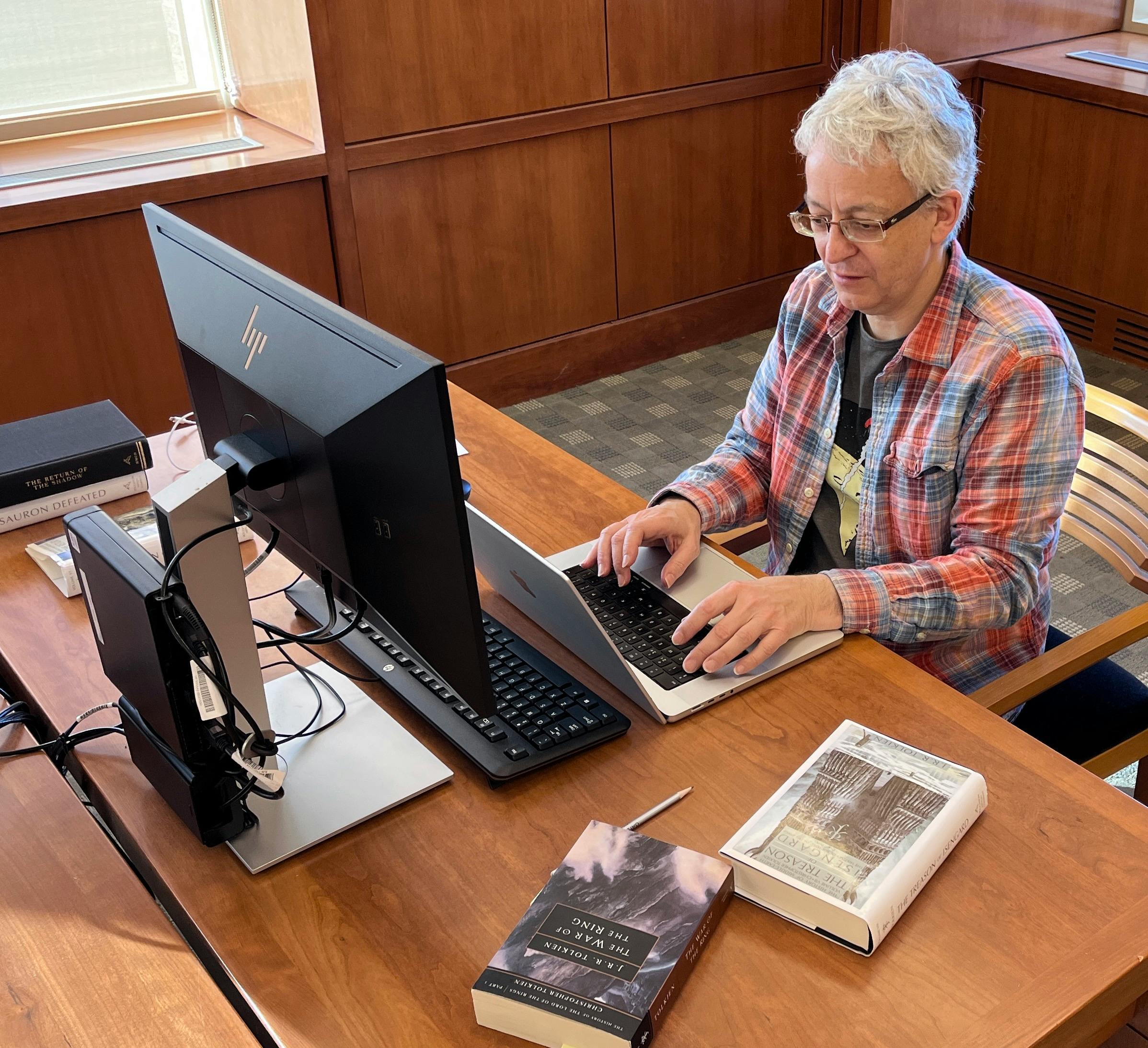 John Garth using Anduin at Marquette University