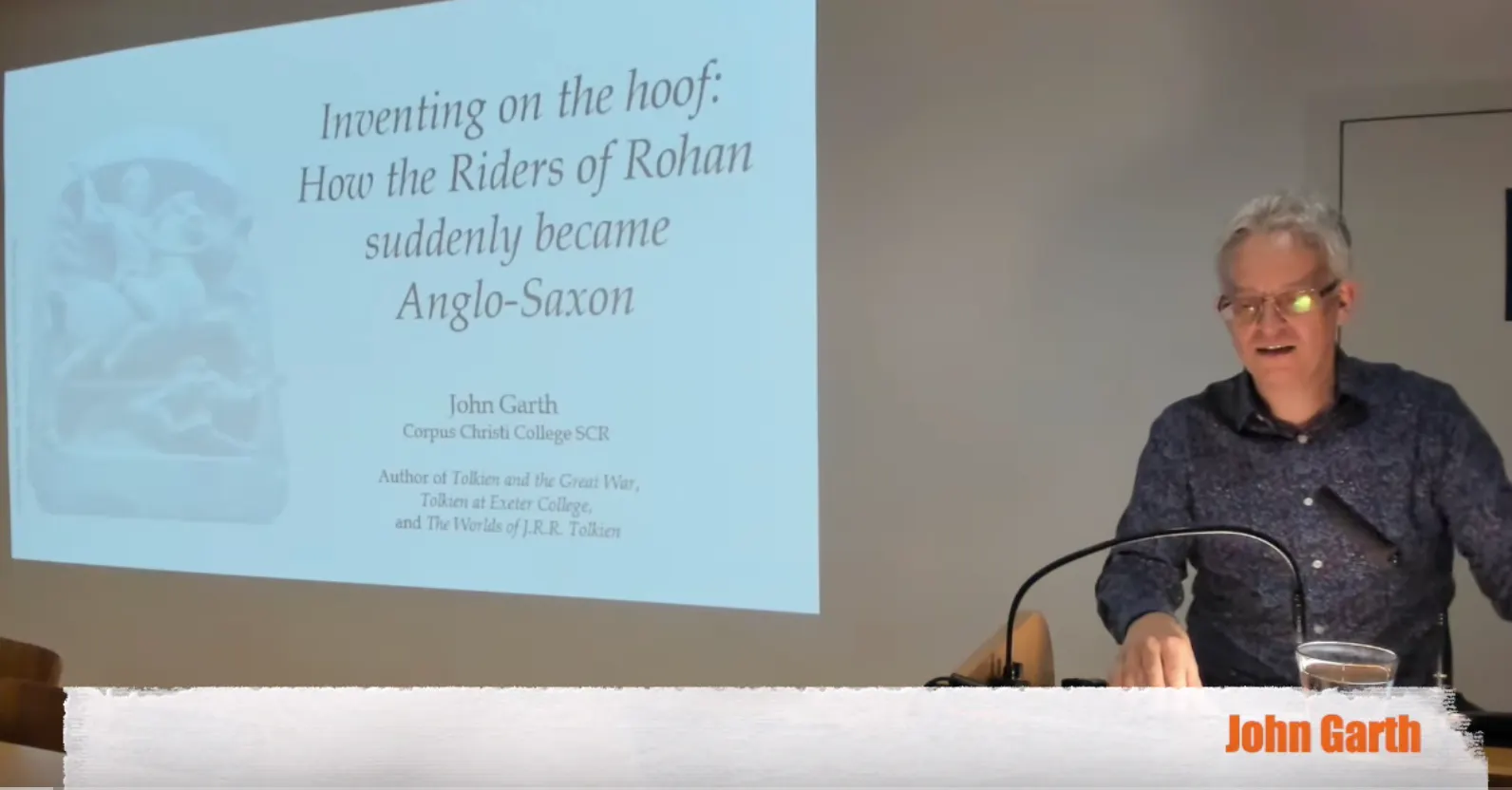 John Garth, Oxford Tolkien seminar May 2024