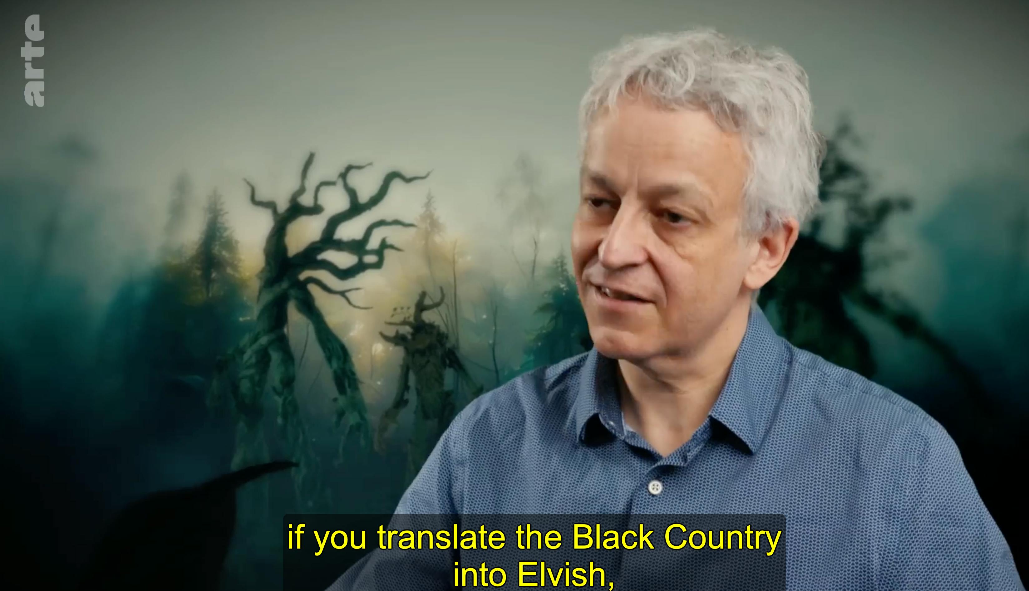 John Garth in ARTE's "Tolkien: The True Story of the Rings"