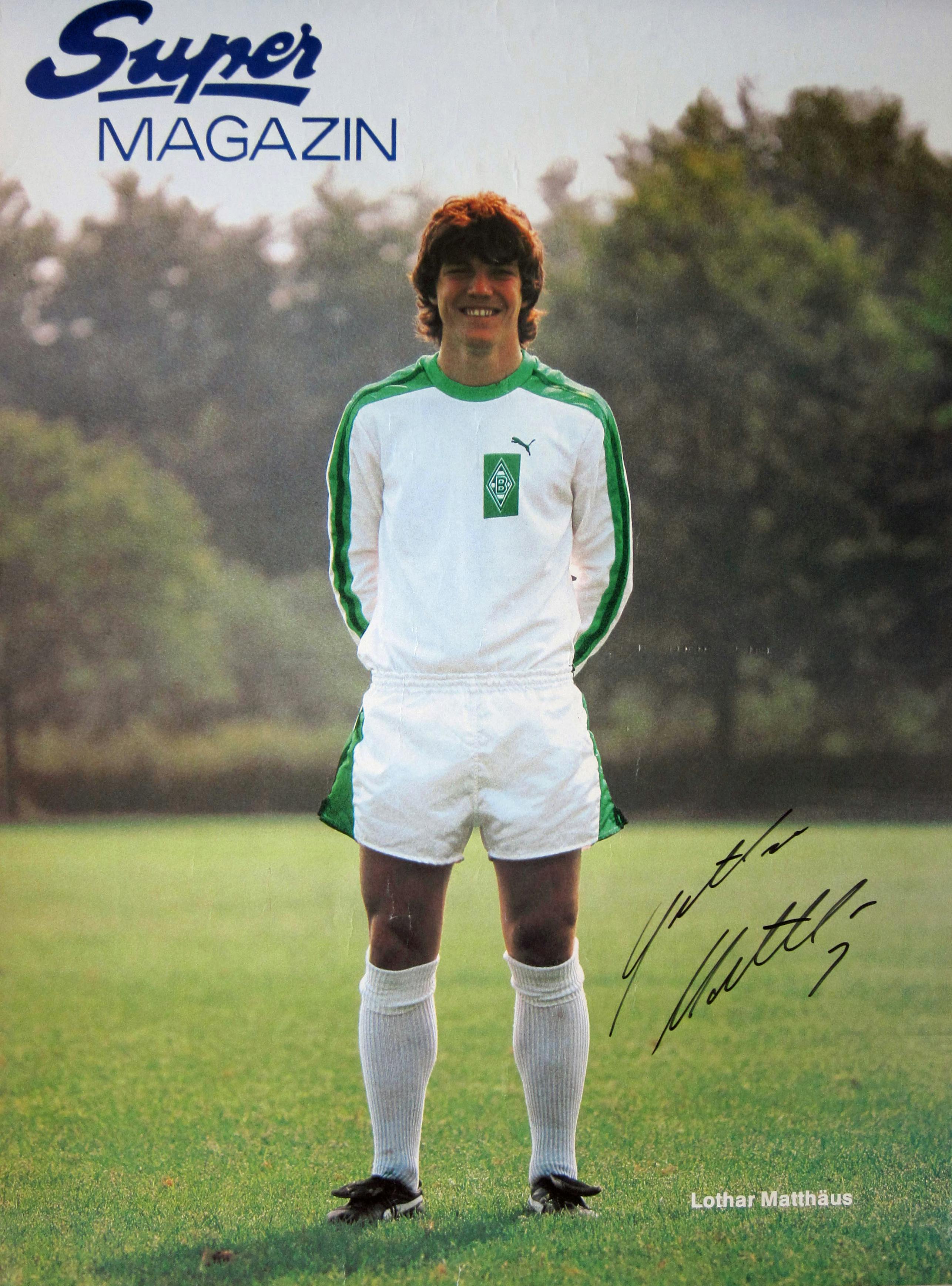 Lothar Matthäus im Gladbach-Trikot.