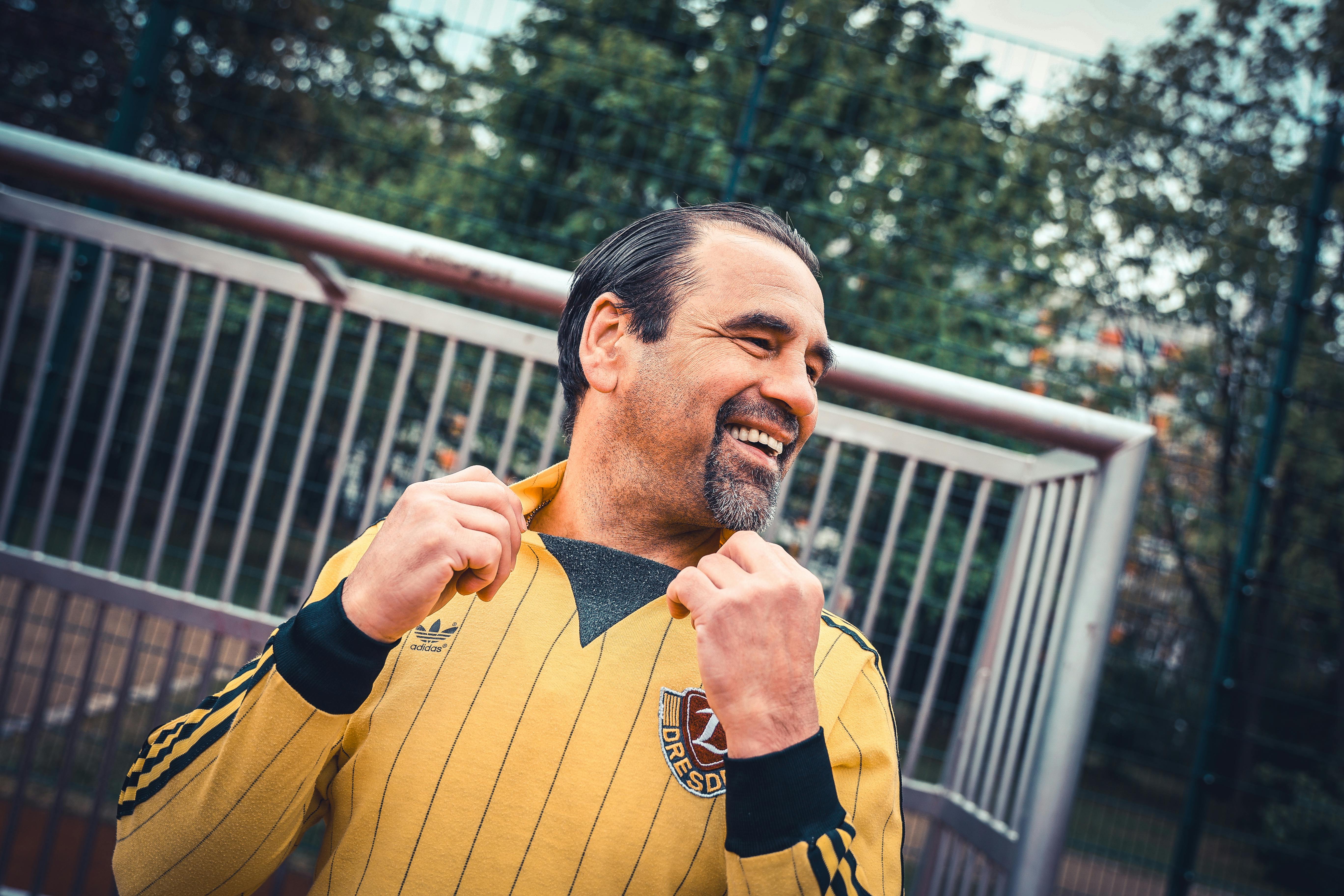 Ulf Kirsten im Dynamo Dresden Trikot