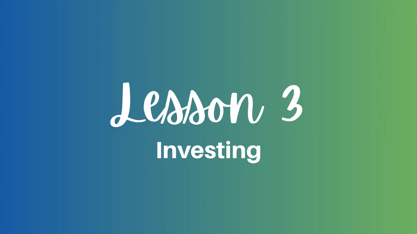 Investing Lesson 3