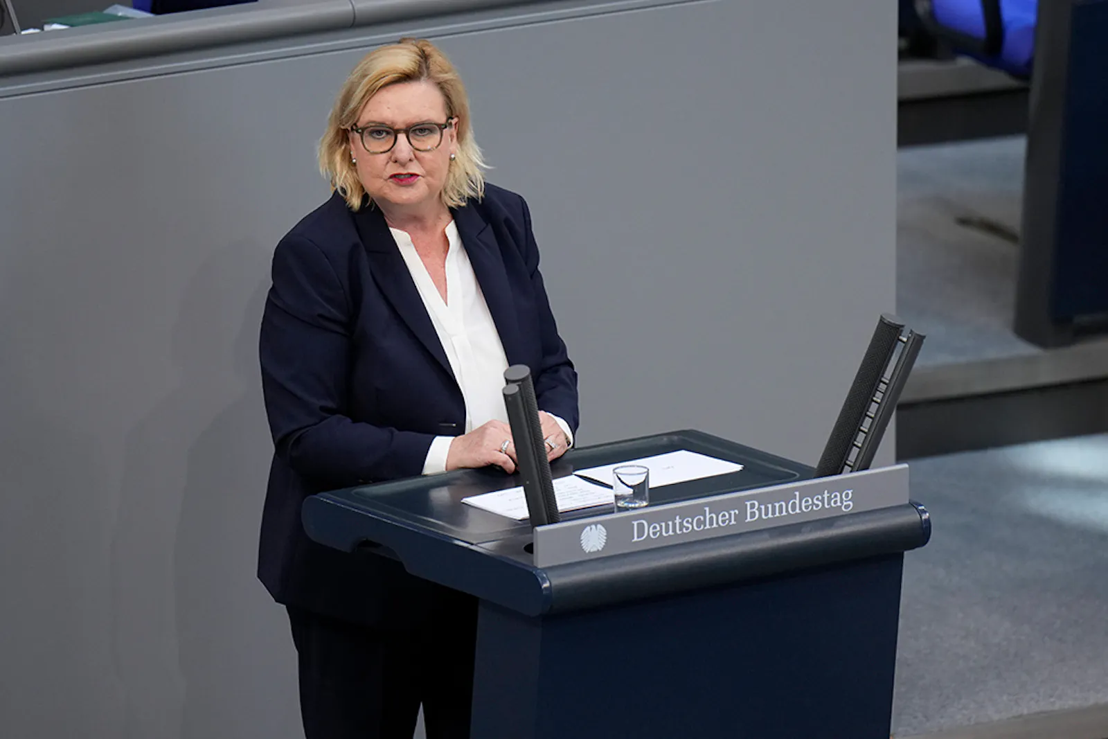 Wehrbeauftragte Eva Högl im Bundestag