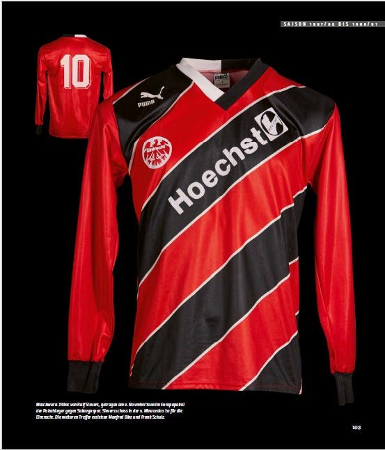Eintracht Trikot aus der Saison 1987/88