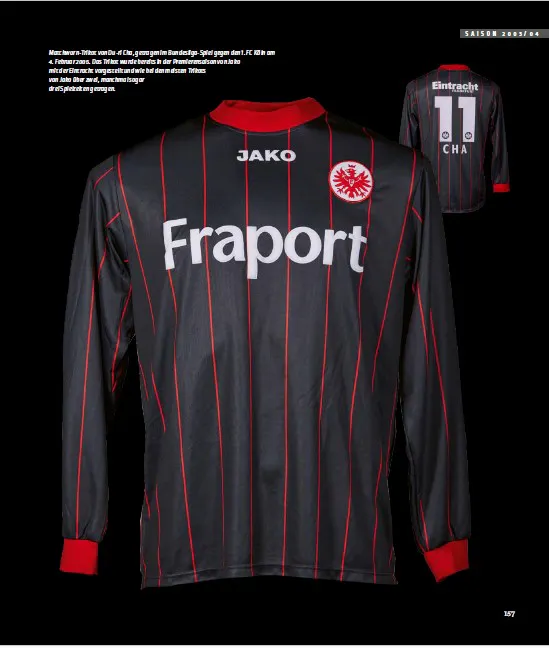 Spielertrikot von Du-ri Cha aus der der Saison 2004/05