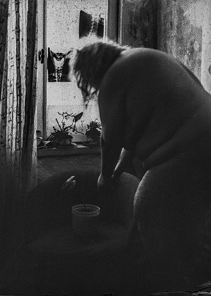 Ich-Zerfall Part II, Fotoserie der Kuenstlerin Antje Kroeger