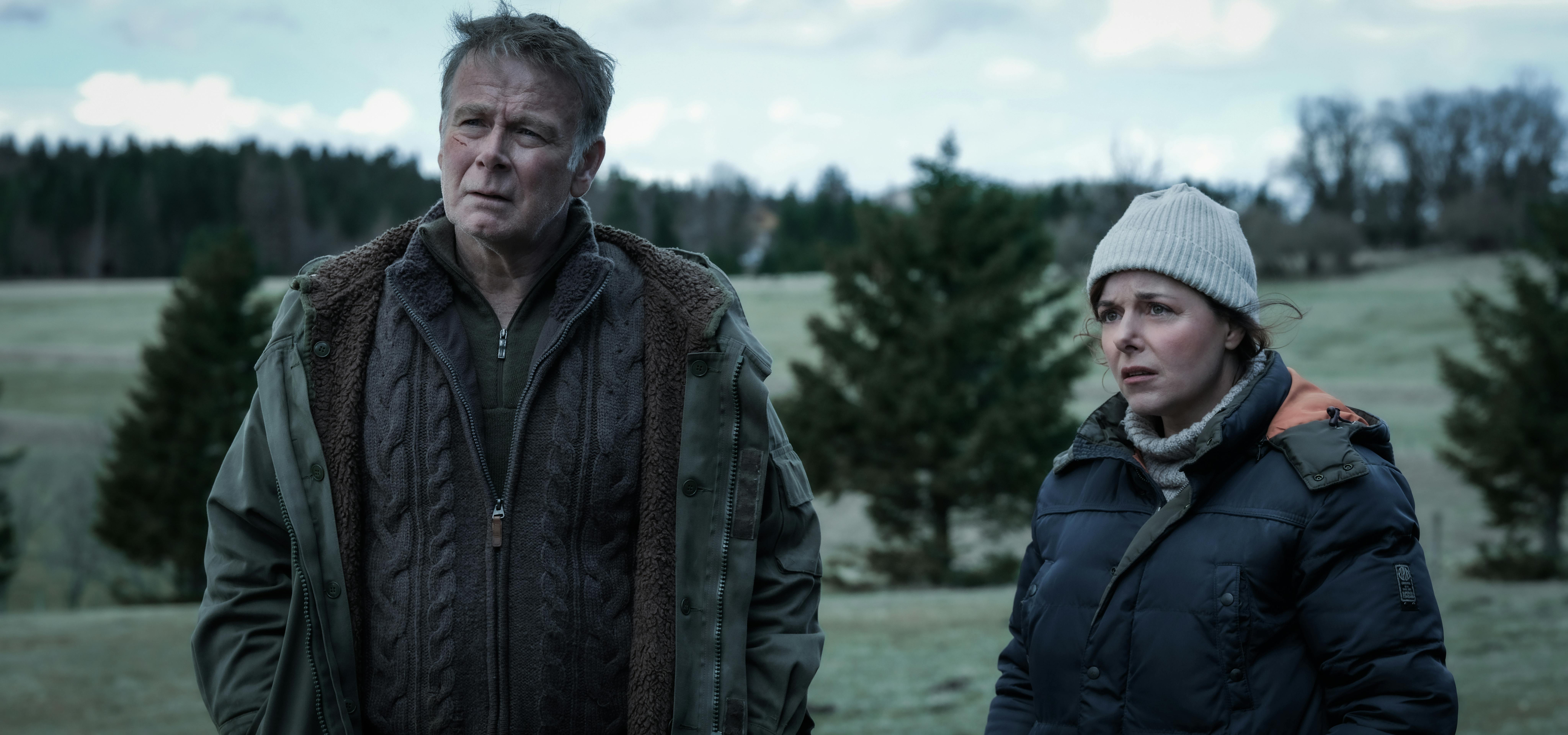 Michel (Franck Dubosc) und Cathy (Laure Calamy) haben ein kleines Problem // © 2024 Gaumont, Pour Toi Public Productions, France 2 Cinéma, Foto Julien Panié