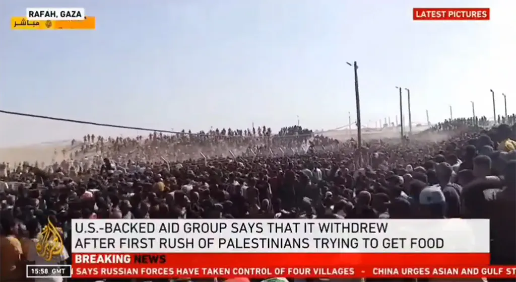 Screenshot der Berichterstattung