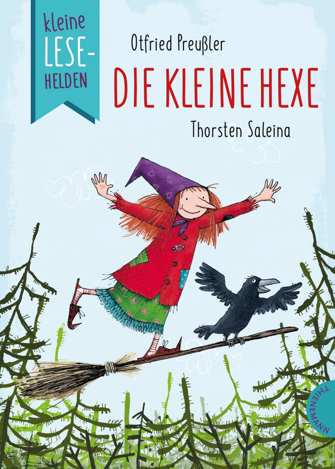 Cover von "Die kleine Hexe" von Otfried Preußler aus der Reihe "Kleine Lesehelden" im Thienemann-Esslinger Verlag