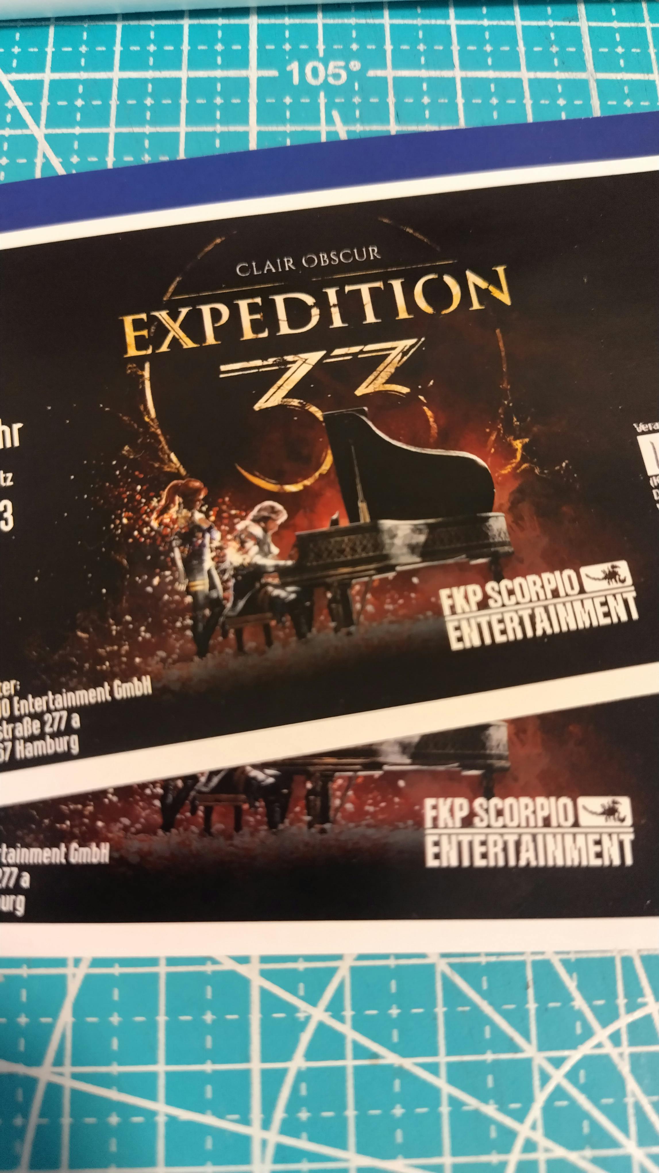 Foto von zwei Konzerttickets