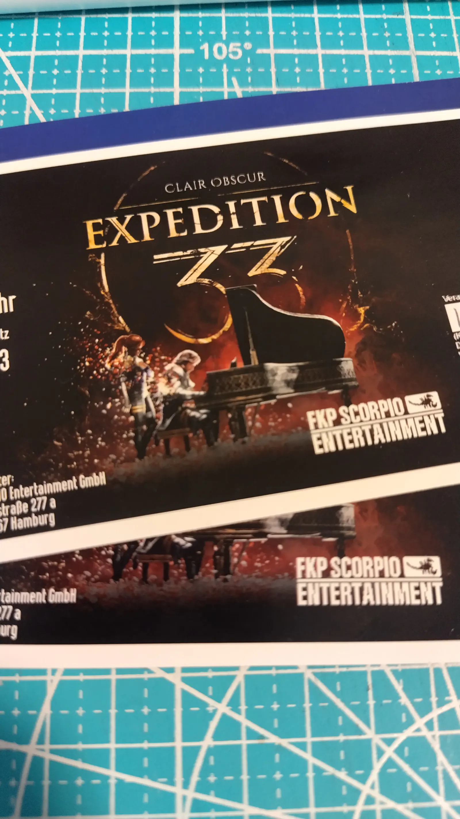 Foto von zwei Konzerttickets