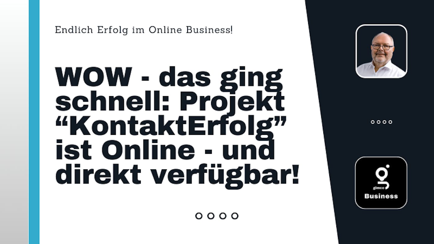 Neues Thema – sofort nutzbar: KontaktErfolg!