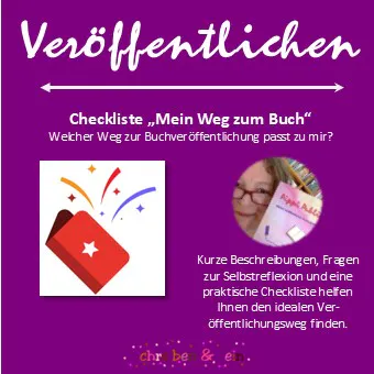 Zur Checkliste "Mein Weg zum Buch"