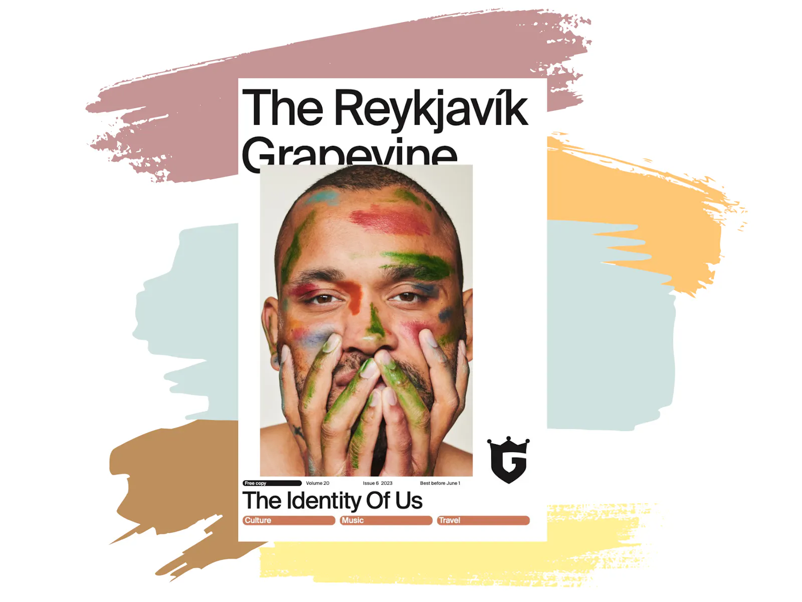 David Thor Katrinarson on the cover of the Reykjavík Grapevine, Volume 20, Issue 6