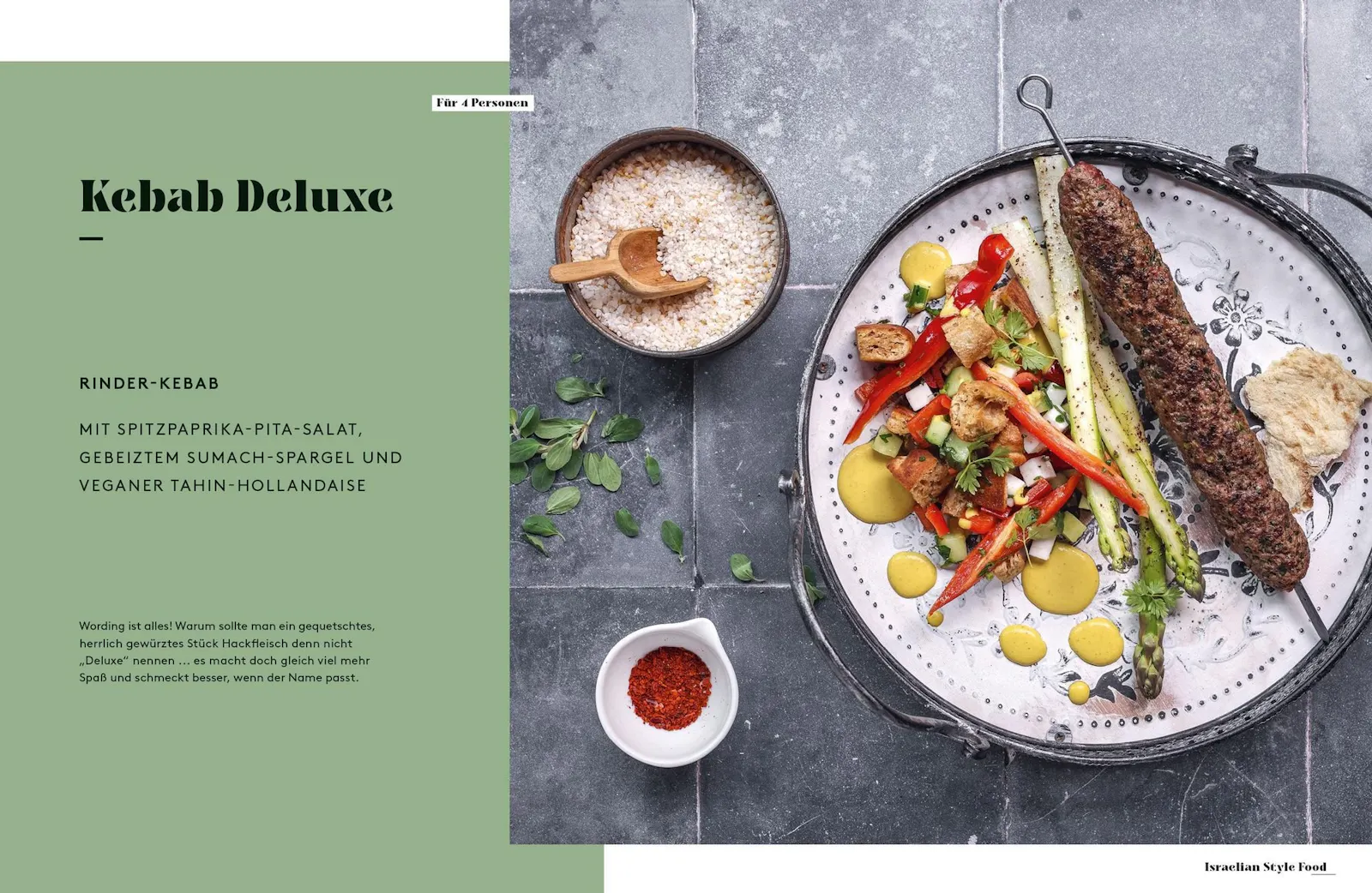 Israelian Style Food in SHALOM KITCHEN // © Guido Schmelich / Florian Gleibs / Edition Michael Fischer