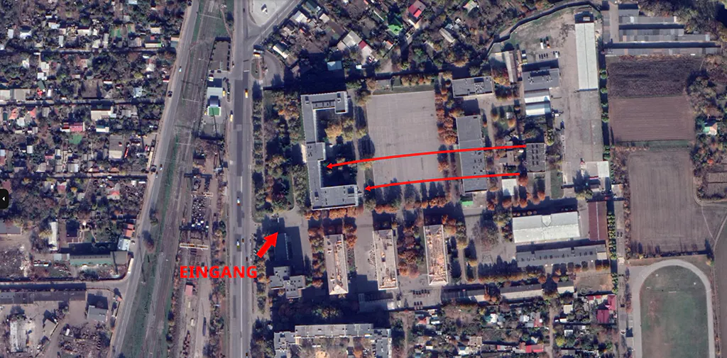 Satellitenbild des Gebäudes