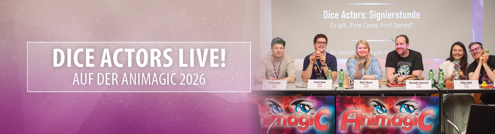 Dice Actors Live! Auf der AnimagiC 2026