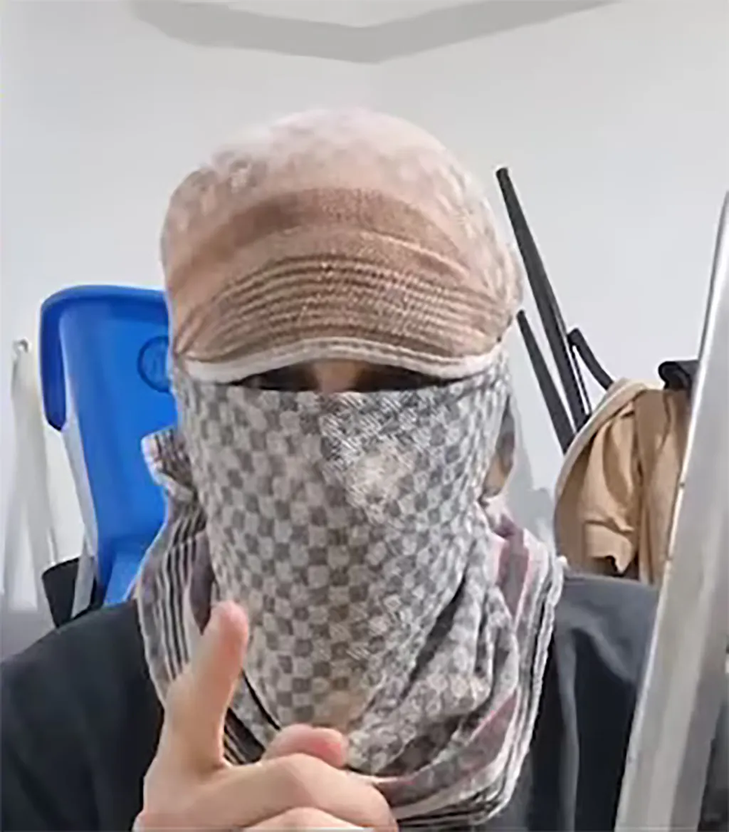Screenshot des Bekenner-Videos