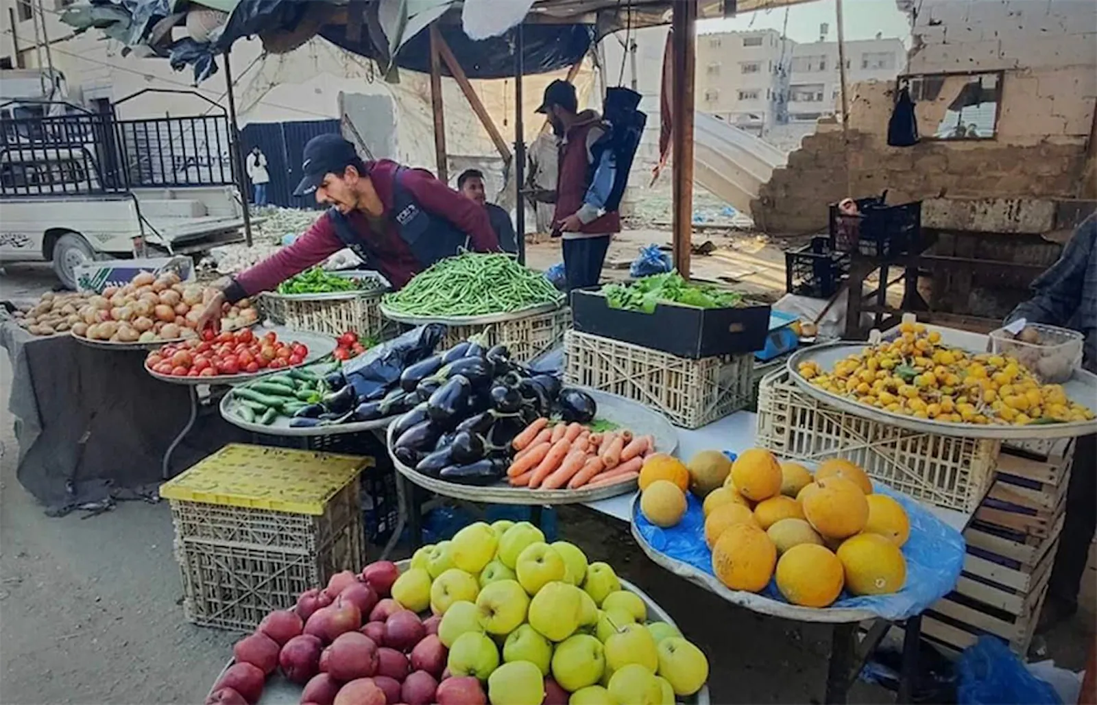 Marktstand in Gaza