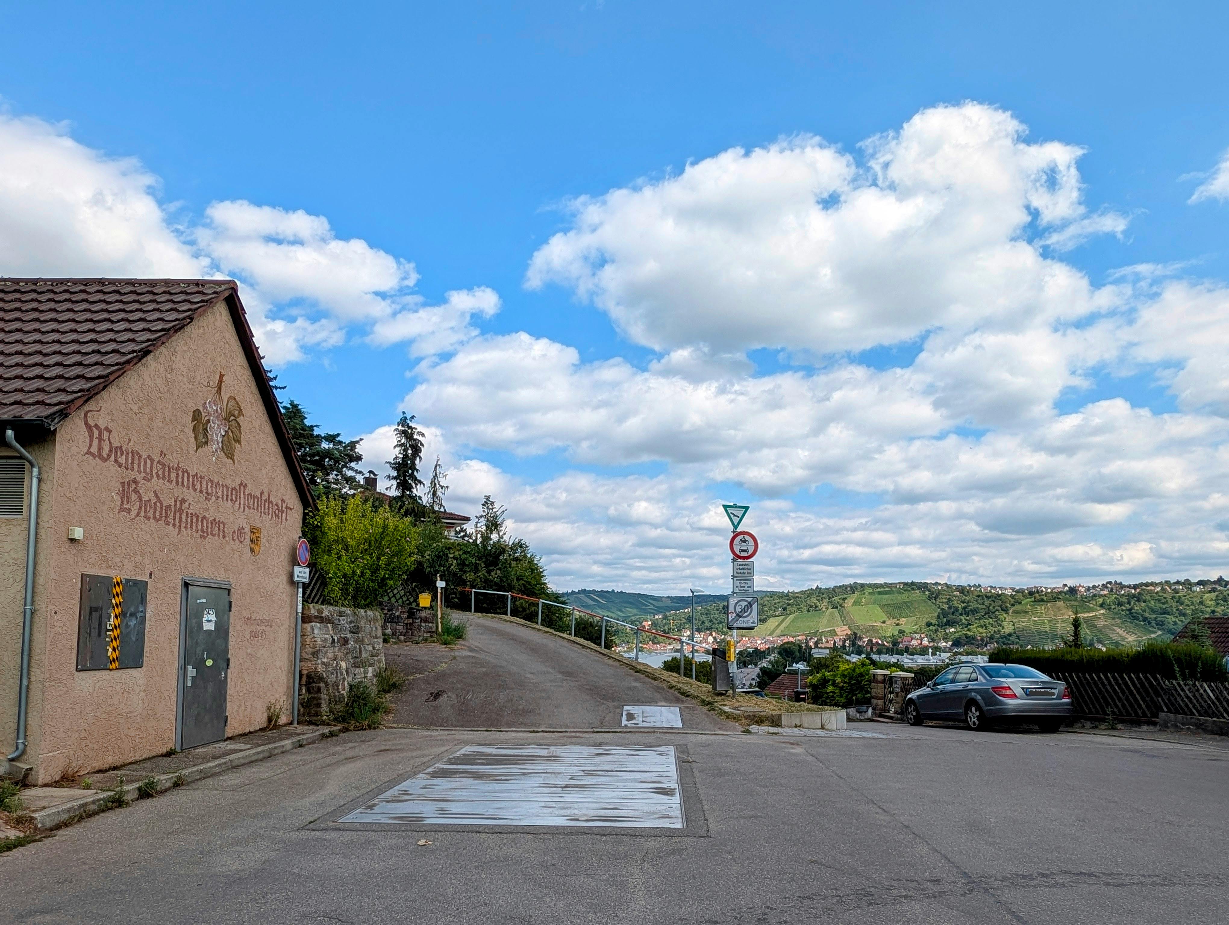 Von den Hedelfinger Weinlagen aus hat man schon immer einen schönen Blick hinüber zu den Esslinger Steillagen wie am Ailenberg (rechts im Hintergrund). Foto: Jürgen Brand