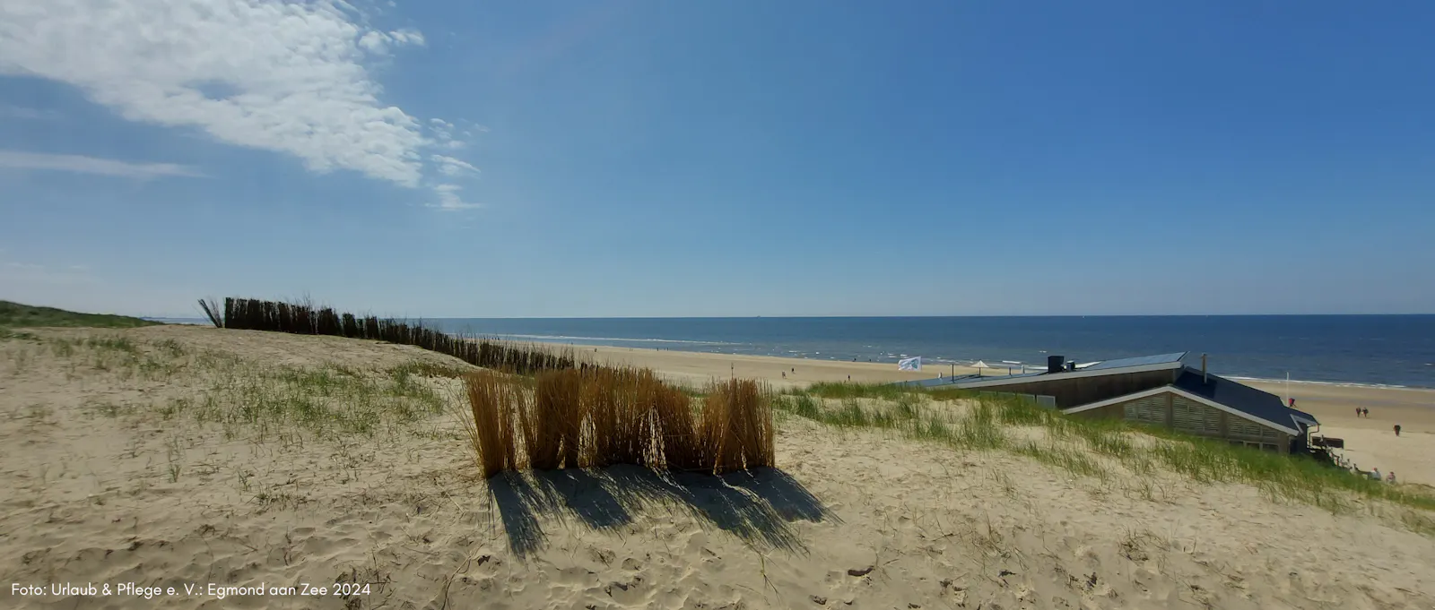 Der Strand von Egmond aan Zee.