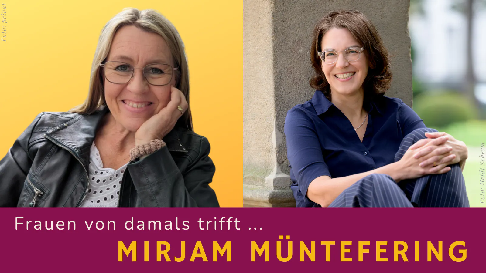 Die Frauen von damals im Gespräch mit Mirjam Müntefering