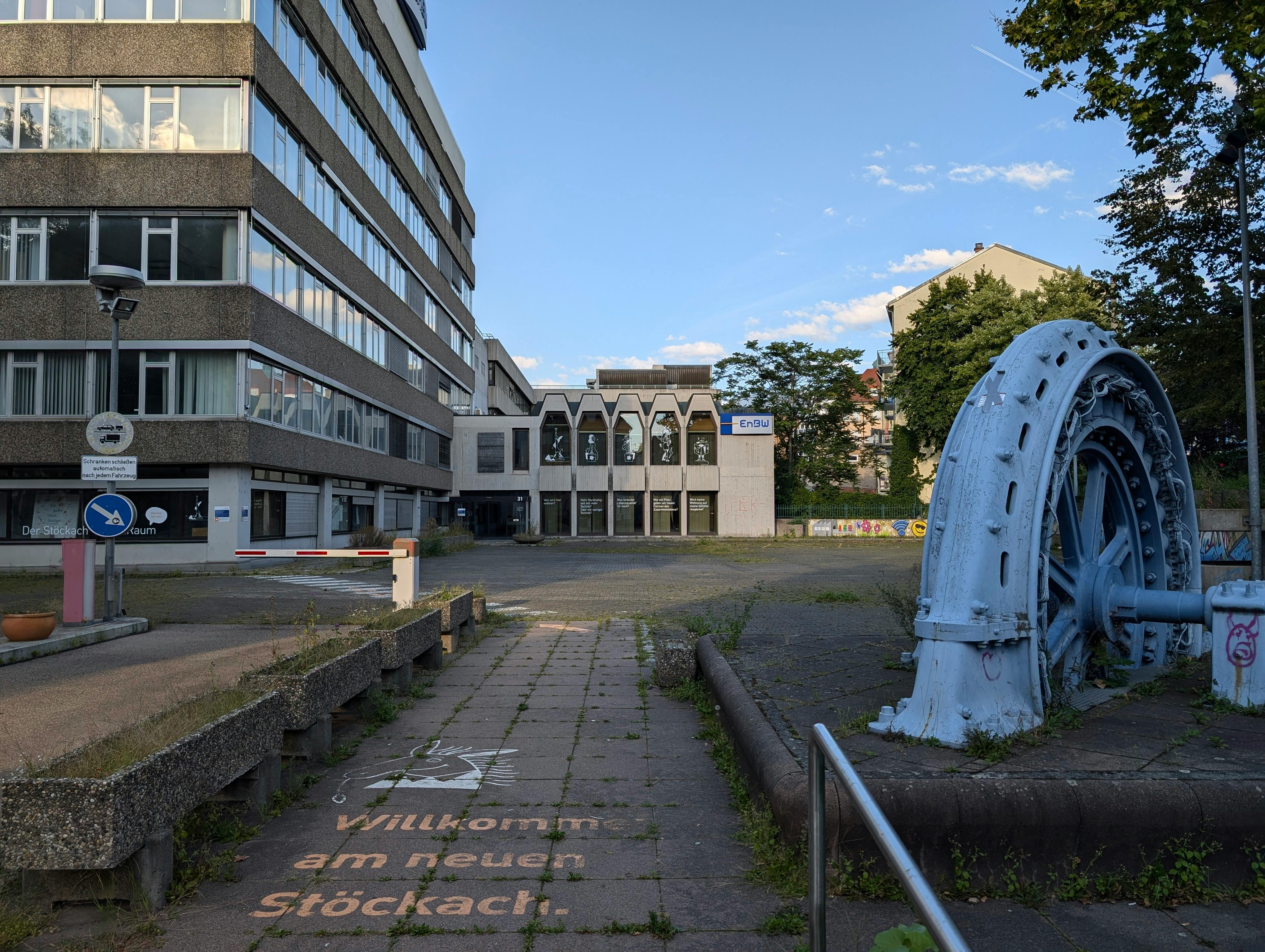 Die Zukunft des EnBW-Areals ist eines der wichtigen Themen in Stuttgart-Ost in diesem Jahr. Foto: Jürgen Brand
