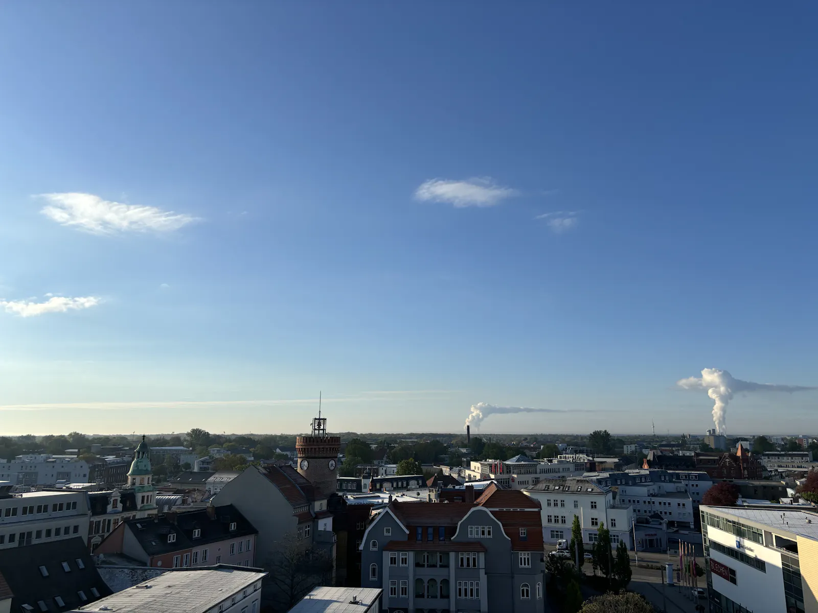 Was will die Lausitz mit dieser Kommunalwahl sagen? Blick aus der Cottbuser Redaktion von Neue Lausitz in Richtung Süden.