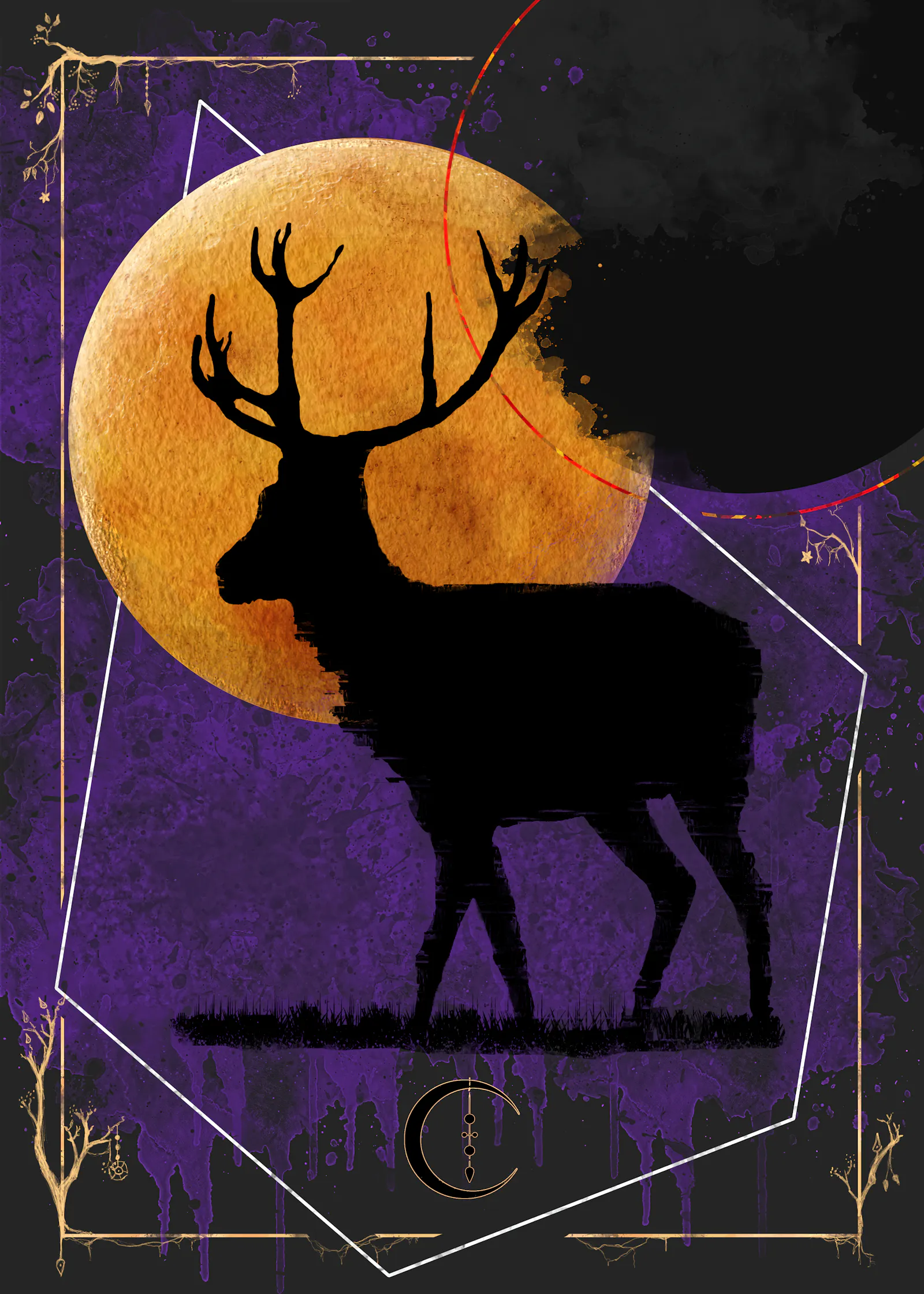 Stray Deer Spirit on Displate