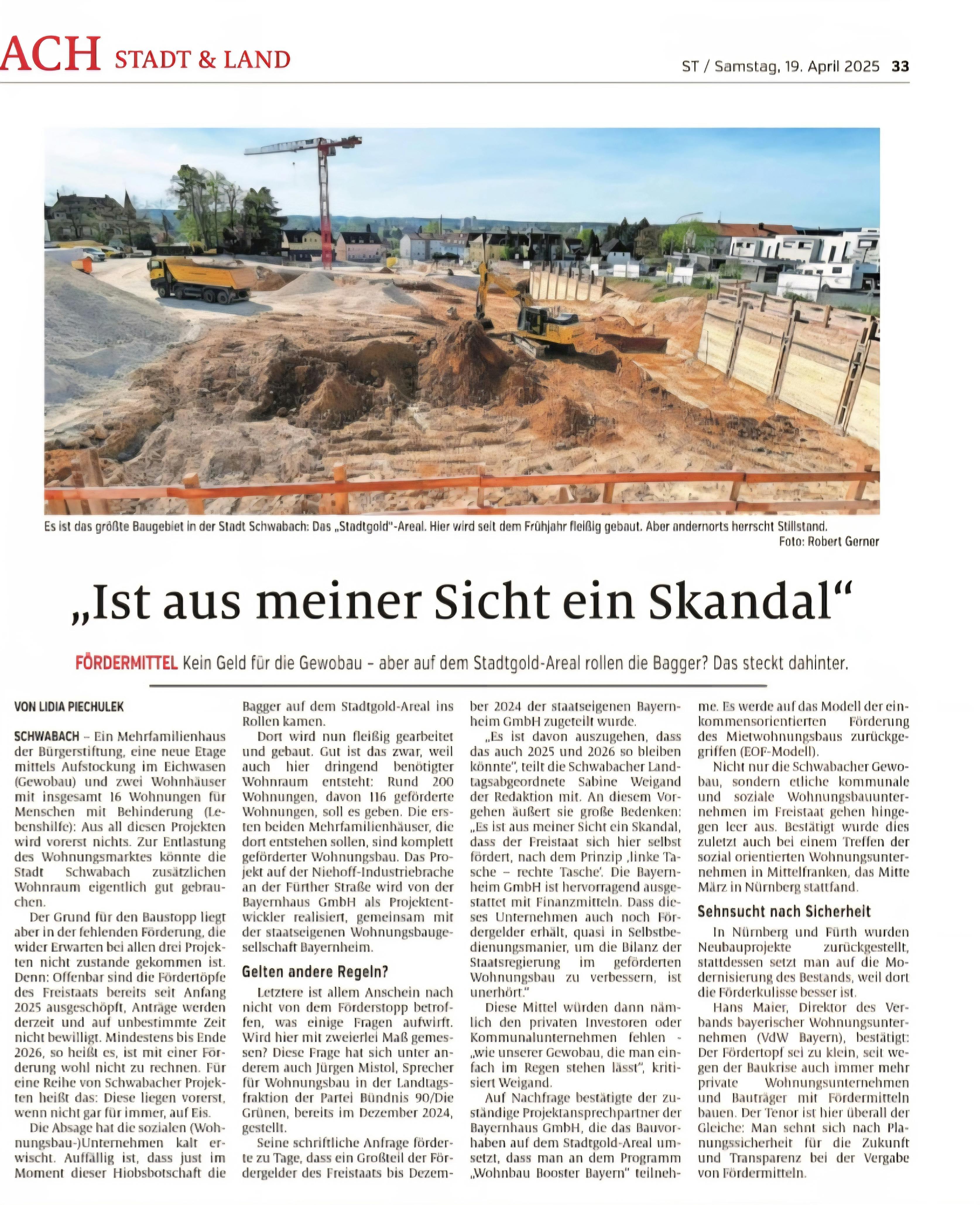 "Ist aus meiner Sicht ein Skandal"