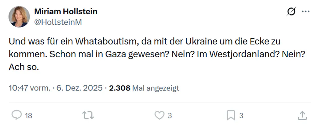 Screenshot des Postings