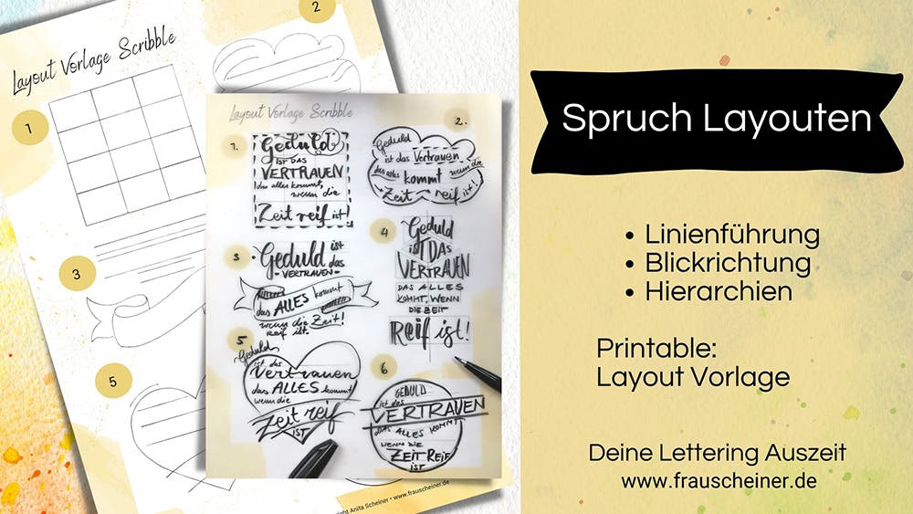 Neues Video Layout für einen Spruch selbst erstellen mit Hilfe der La