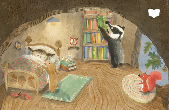AUS: UHUWE LIEST VOR // © Christelle Saquet (Text) © Tatjana Mai-Wyss (Illustrationen) / Bohem Verlag