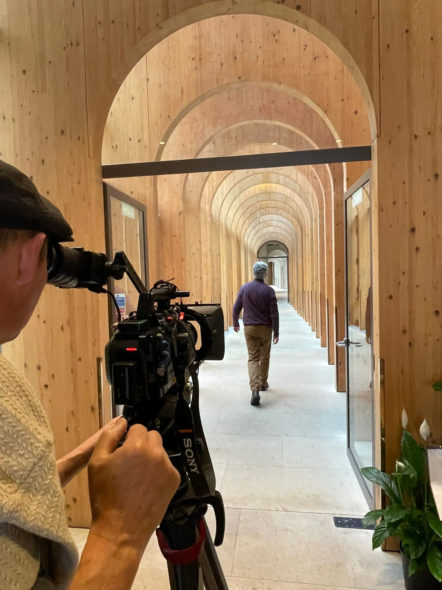John Garth, YLE interview 2023 at Exeter College, Oxford