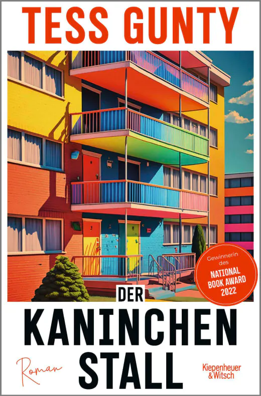 Cover Tess Gunty Der Kaninchenstall
Bunte Hausfassade