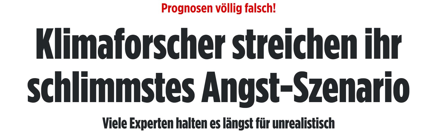 Prognosen völlig falsch! Klimaforscher streichen ihr schlimmstes Angst-Szenario