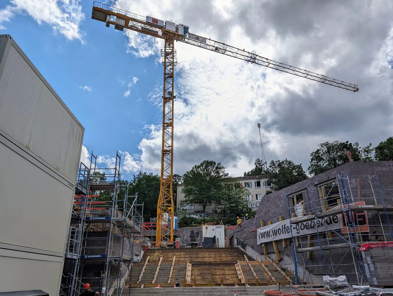 Baustelle Stöckachplatz. Foto: Jürgen Brand