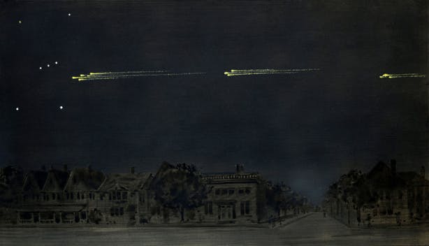 "Meteoric Display of February 9, 1913, as seen near High Park" von Gustav Hahn, 1913, gemeinfrei