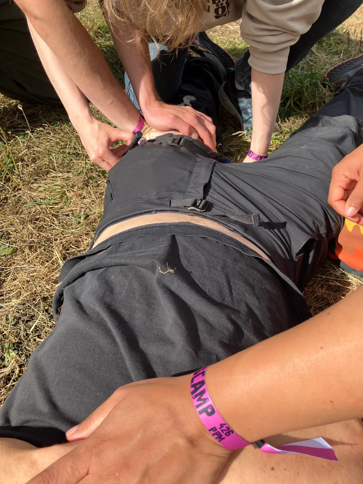 1. Hilfe im Rahmen des Stop the Bleed - workshops