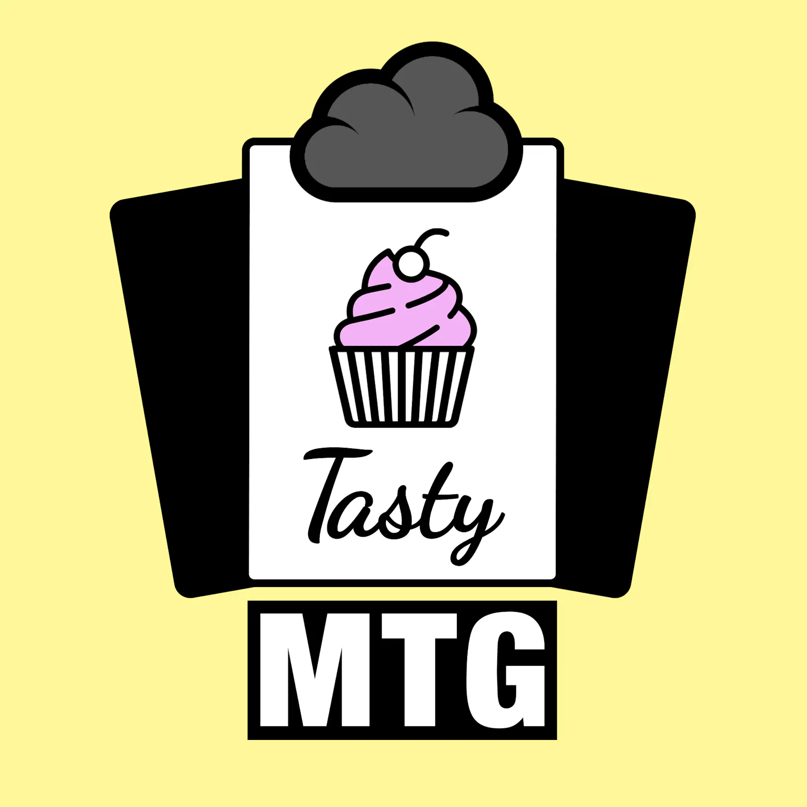 Das Cover zur aktuellen Folge: Eine dunkle Wolke zieht über dem Tasty-MTG-Muffin auf