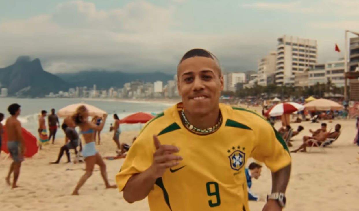 Brasilianische WM-Werbung