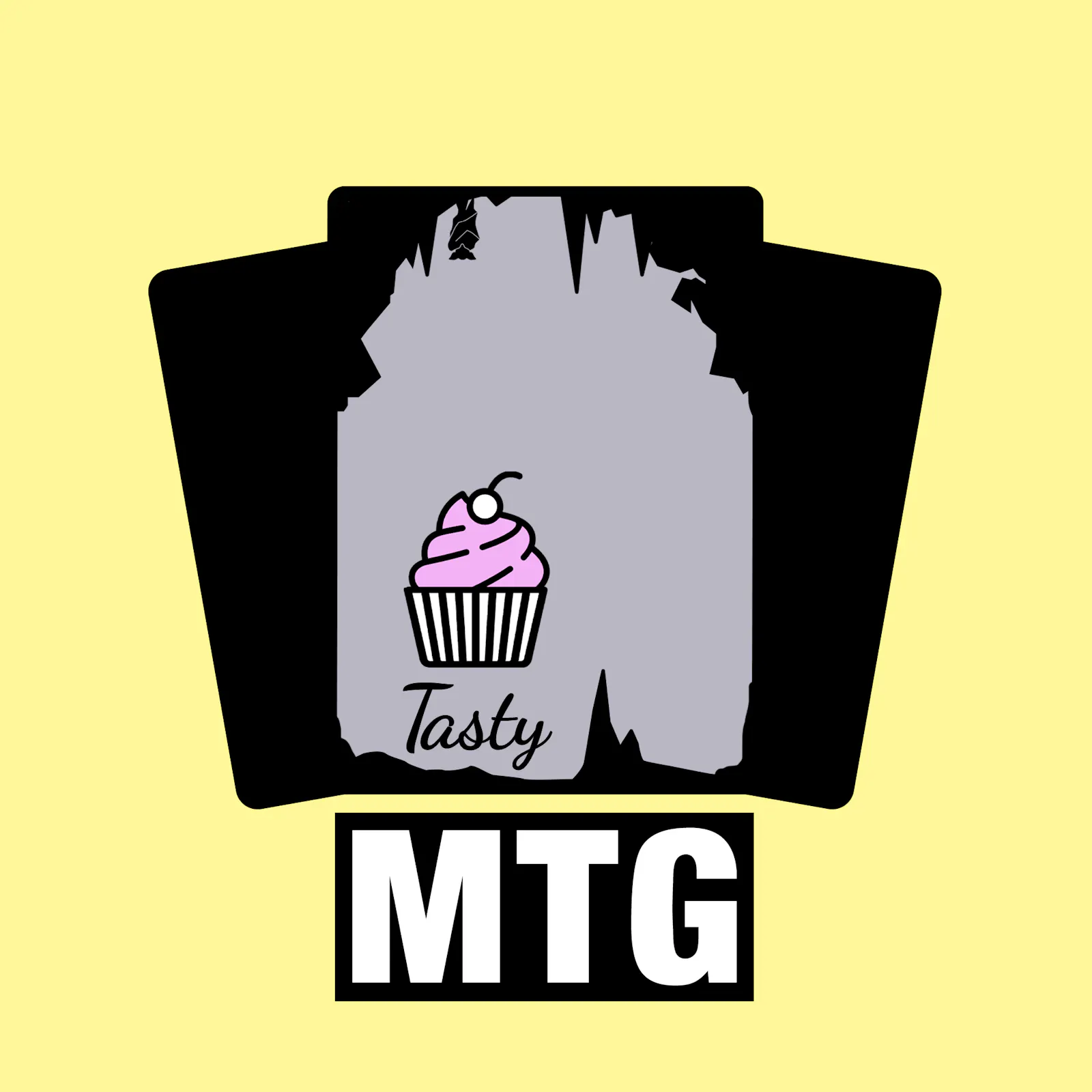 Das Cover zur aktuellen Folge: Der Tasty-MTG-Muffin sitzt allein in einer Höhle